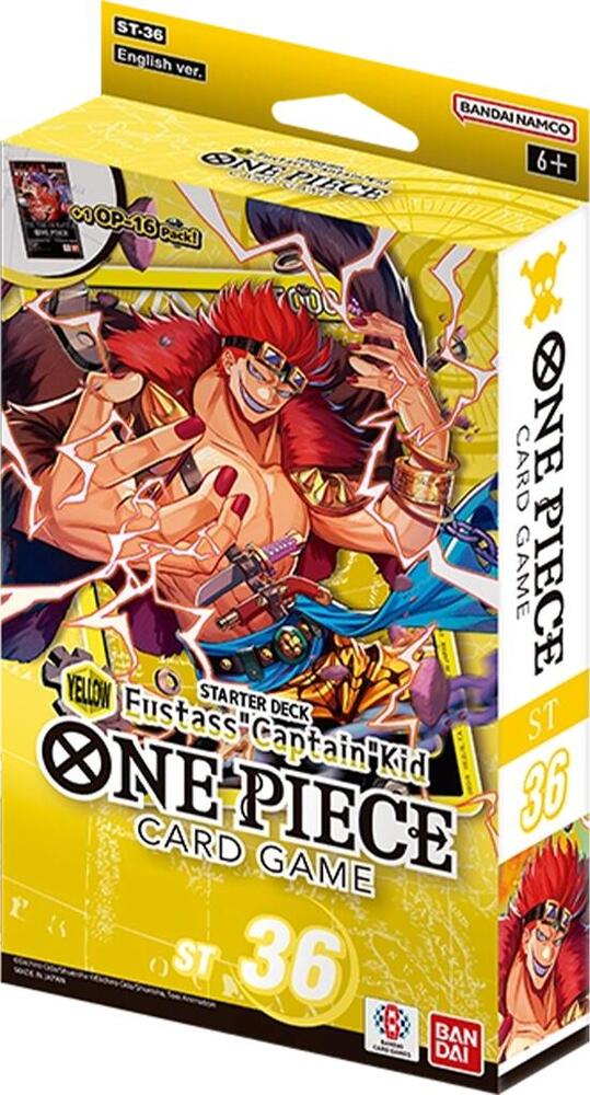One Piece - Starter Deck 36: YELLOW Eustass”Captain”Kid - Starter Deck 36: YELLOW Eustass"Captain"Kid (ST-36)