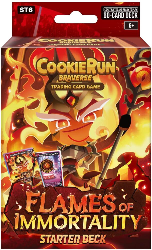 Cookie Run - Starter Deck: Flames of Immortality - Starter Deck Assortment 2: Legendary Cookie (ST6-ST10)