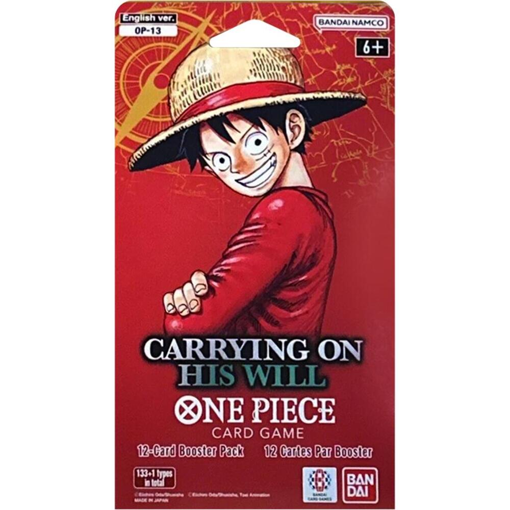 One Piece - Carrying On His Will Sleeved Booster Pack - Carrying On His Will (OP13)