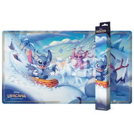 Disney Lorcana - Lorcana TCG: Hyperia City Playmat - Snowboarding Stitch