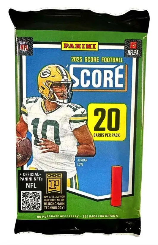 Football - NFL Panini 2025 Score Football Trading Card HOBBY Pack [20 Cards]