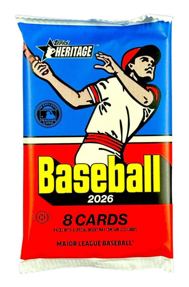 Baseball - 2026 Topps Heritage Baseball Hobby Pack
