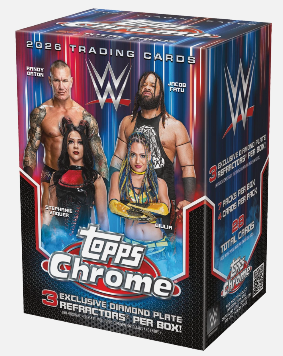 Wrestling - 2026 Topps Chrome WWE - Factory Sealed - Value Box