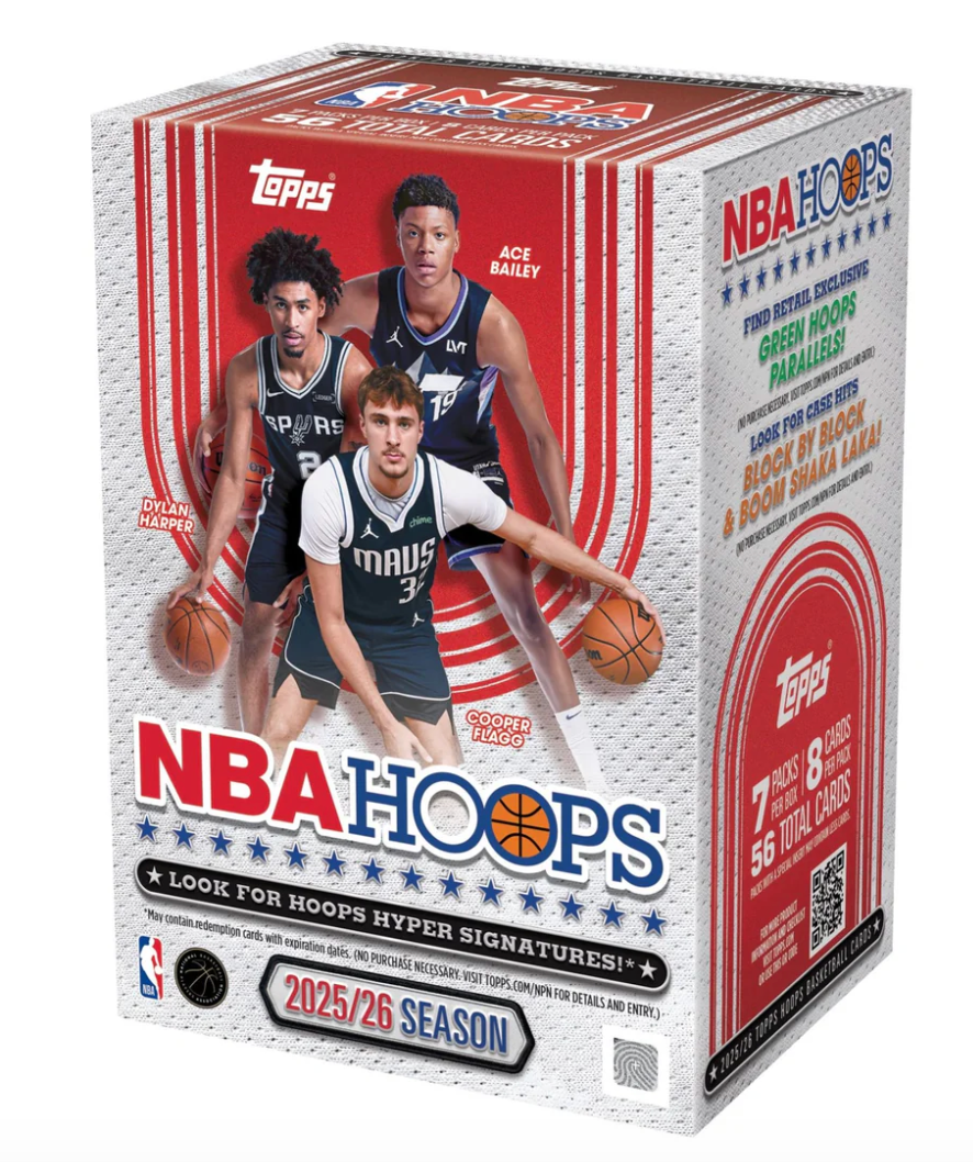 Basketball - 2025/26 Topps NBA Hoops Basketball Blaster Box