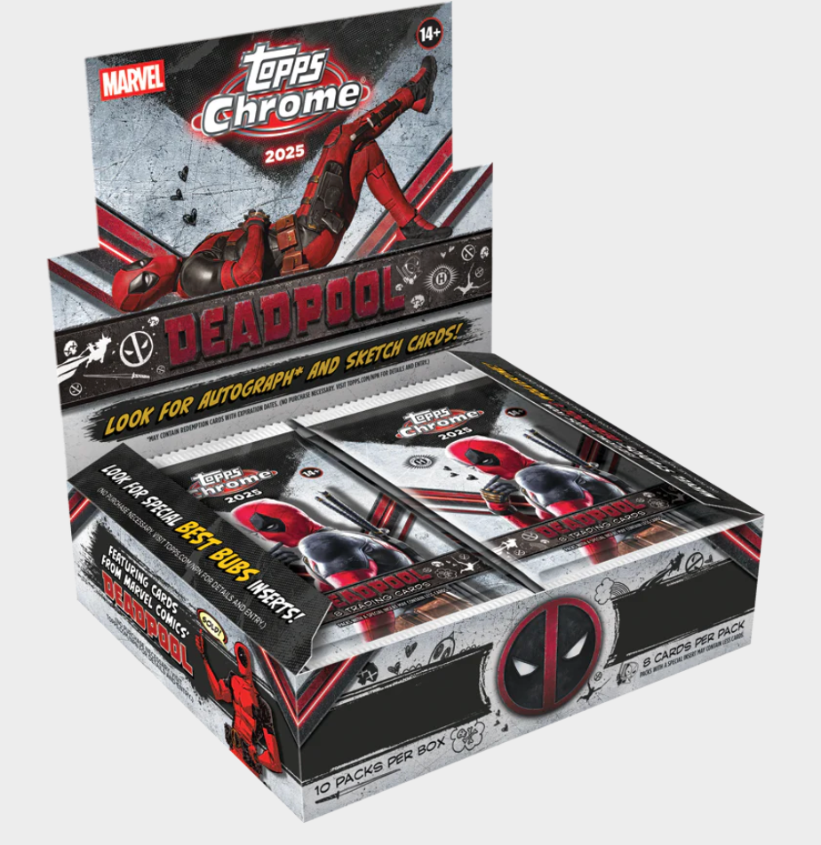 2025 Topps Chrome® Deadpool - Hobby Box