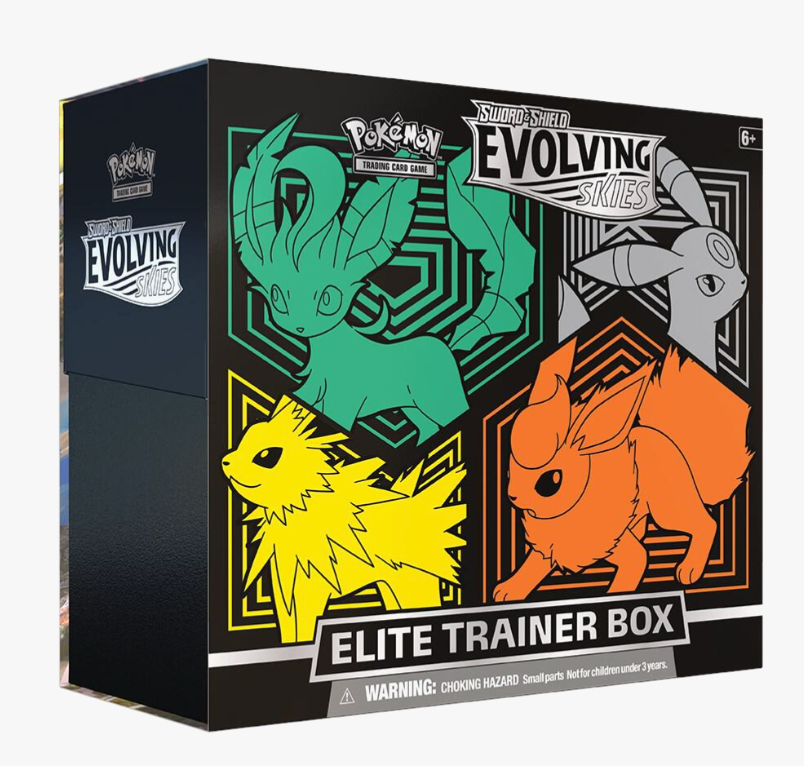 Pokemon - Evolving Skies Elite Trainer Box [Flareon/Jolteon/Umbreon/Leafeon] - SWSH07