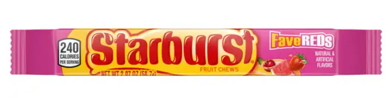 Candy - Starburst Fave Reds Fruit Chews