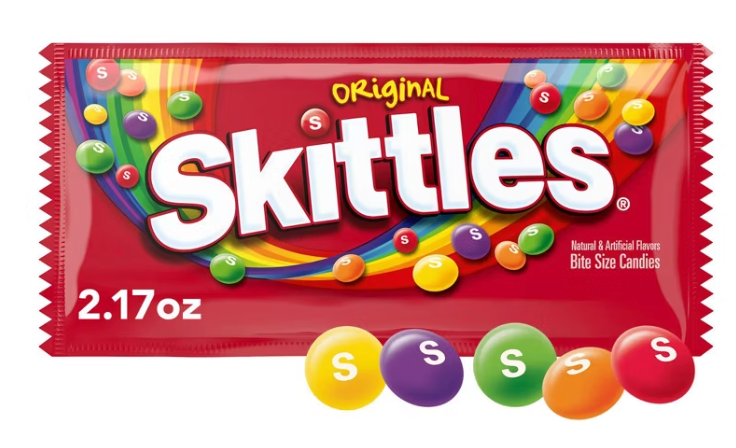 Candy - Skittles Original Assorted Bag - 2.17 oz.