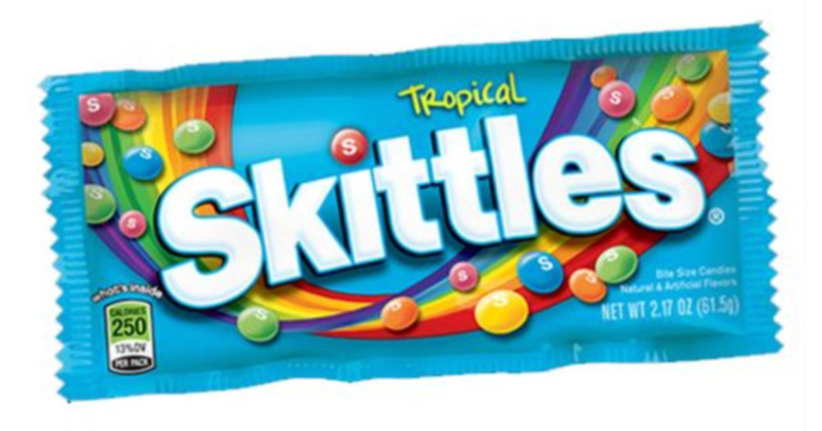 Candy - Skittles Tropical Assorted Bag - 2.17 oz.
