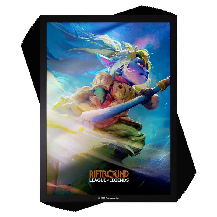 Riftbound - RIFTBOUND UNLEASHED DECK PROTECTOR CARD SLEEVES POPPY, KEEPER OF THE HAMMER
