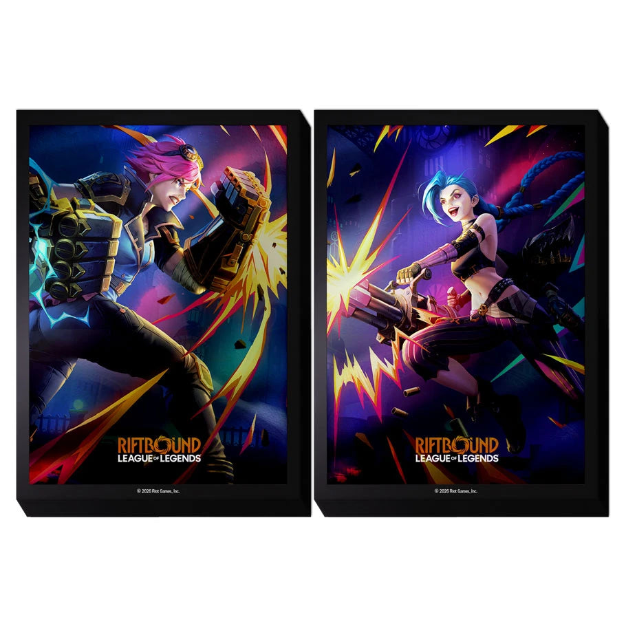 Supplies - Deck Protector: Riftbound: Vendetta: Vi vs Jinx (100)