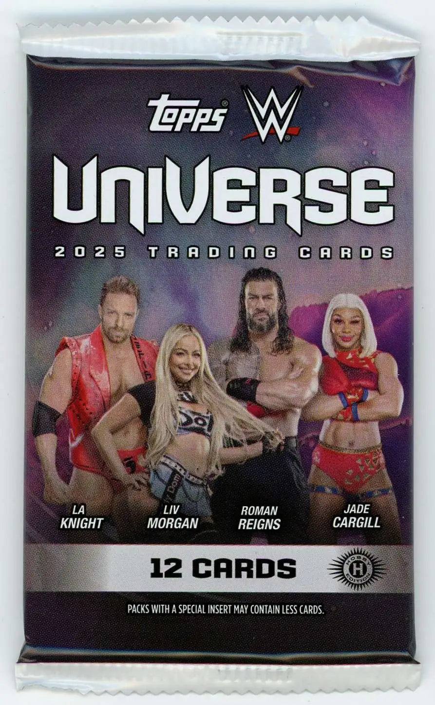 WWE - WWE Wrestling Topps 2025 Universe Trading Card HOBBY Pack [12 Cards]