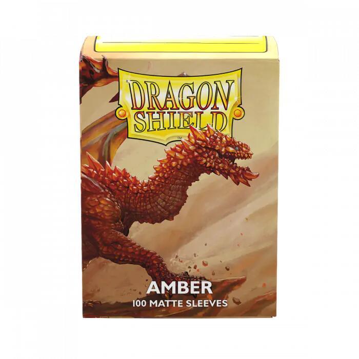 Supplies - Dragon Shield Player's Choice Matte Sleeves - Amber (100-Pack) - Dragon Shield Card Sleeves