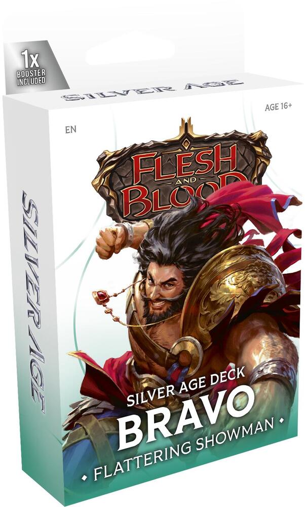 Flesh and Blood - Silver Age Chapter 1 Deck - Bravo, Flattering Showman (Guardian) - Silver Age Chapter 1