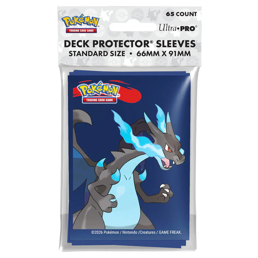 Pokemon - Ultra Pro Sleeves: Pokemon - Mega Charizard X (65ct)