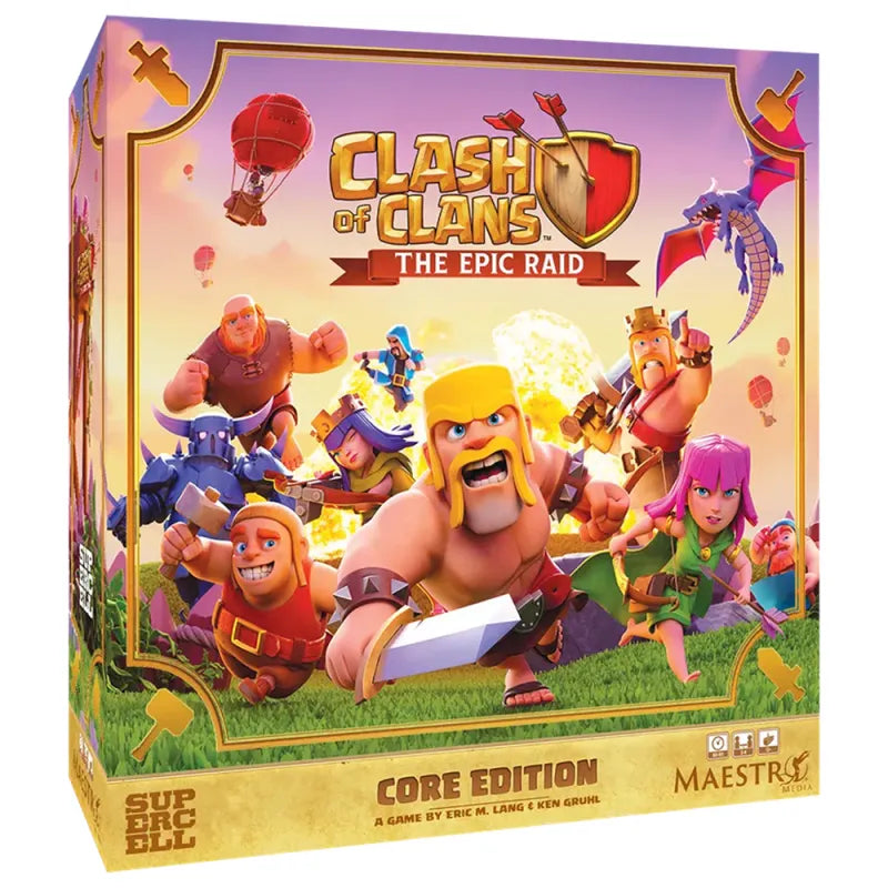 Board Games - Clash of Clans: The Epic Raid (Core Edition)