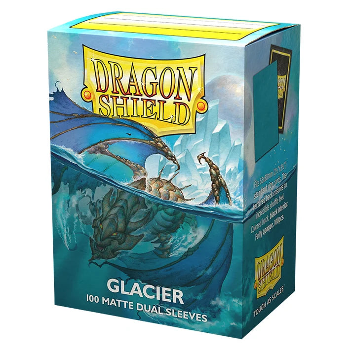 Supplies - Dragon Shield Card Sleeves - Dual Matte Glacier