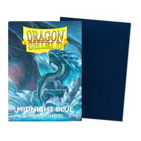 Supplies - Dragon Shield Card Sleeves - Matte Midnight Blue