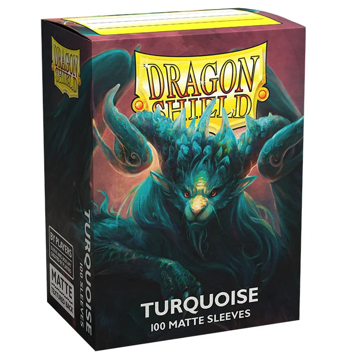 Supplies - Dragon Shield Card Sleeves - Matte Turquoise