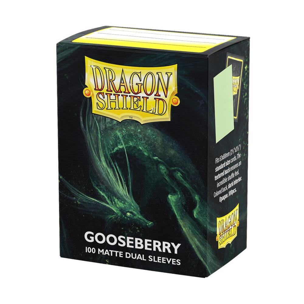 Supplies - Dragon Shield Dual Matte Standard Sleeves - Gooseberry (100-Pack) - Dragon Shield Card Sleeves