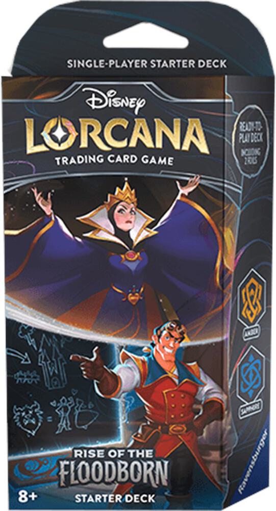 Disney Lorcana - Disney Lorcana: Rise of the Floodborn Starter Deck (Amber & Sapphire) - Rise of the Floodborn