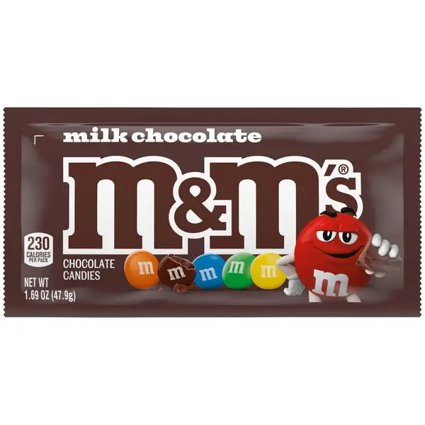 Candy - M&M's 1.69 oz Milk Chocolate Candy Bag