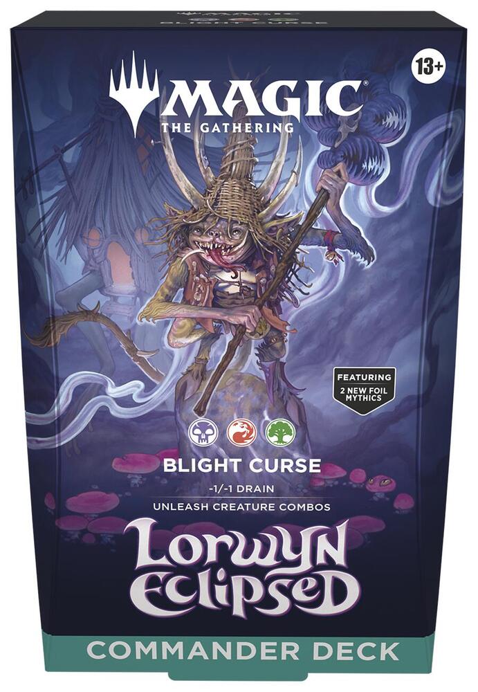Magic the Gathering - Lorwyn Eclipsed Commander Deck - Blight Curse - Commander: Lorwyn Eclipsed (ECC)