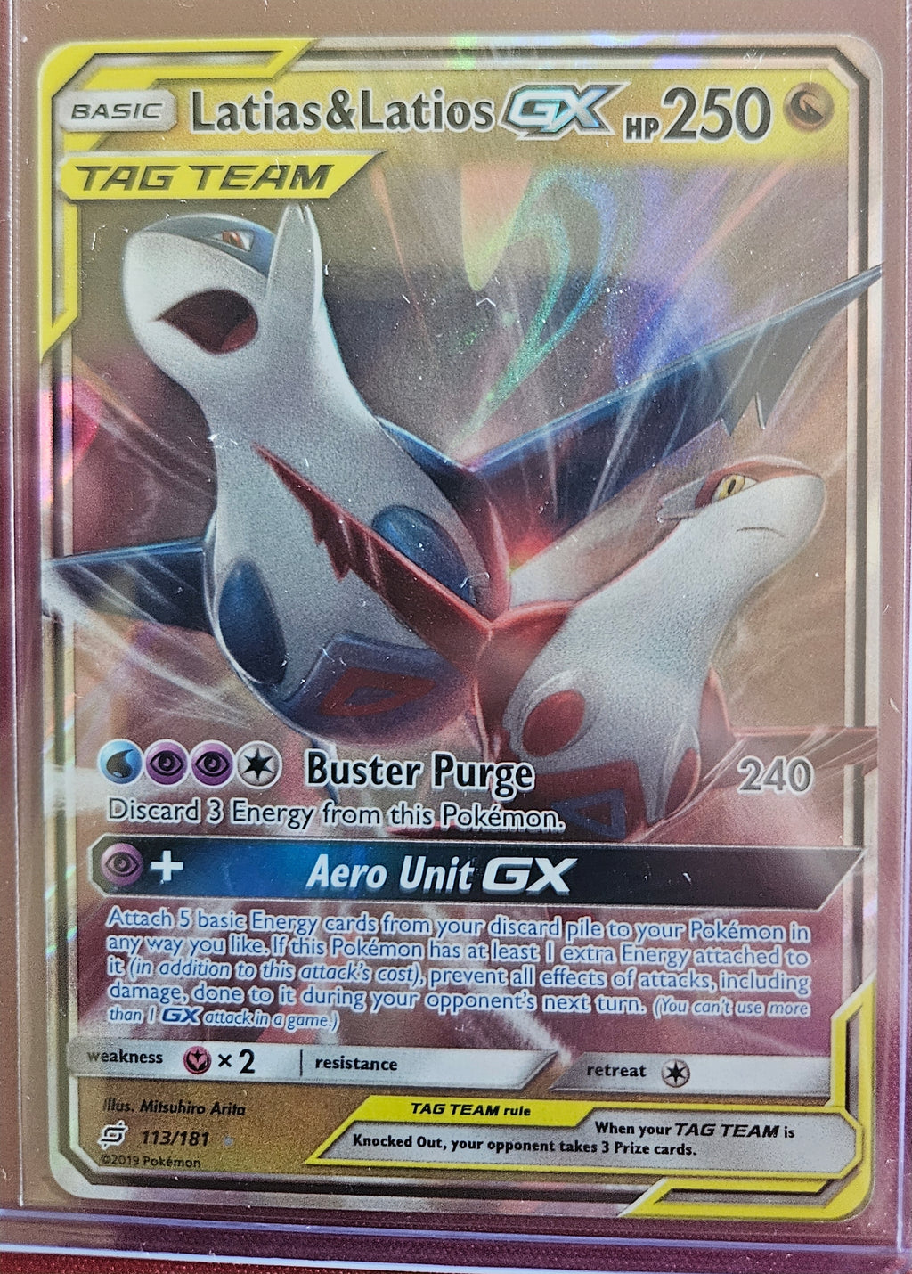 2019 Latias & Latios GX Tag Team - LP
