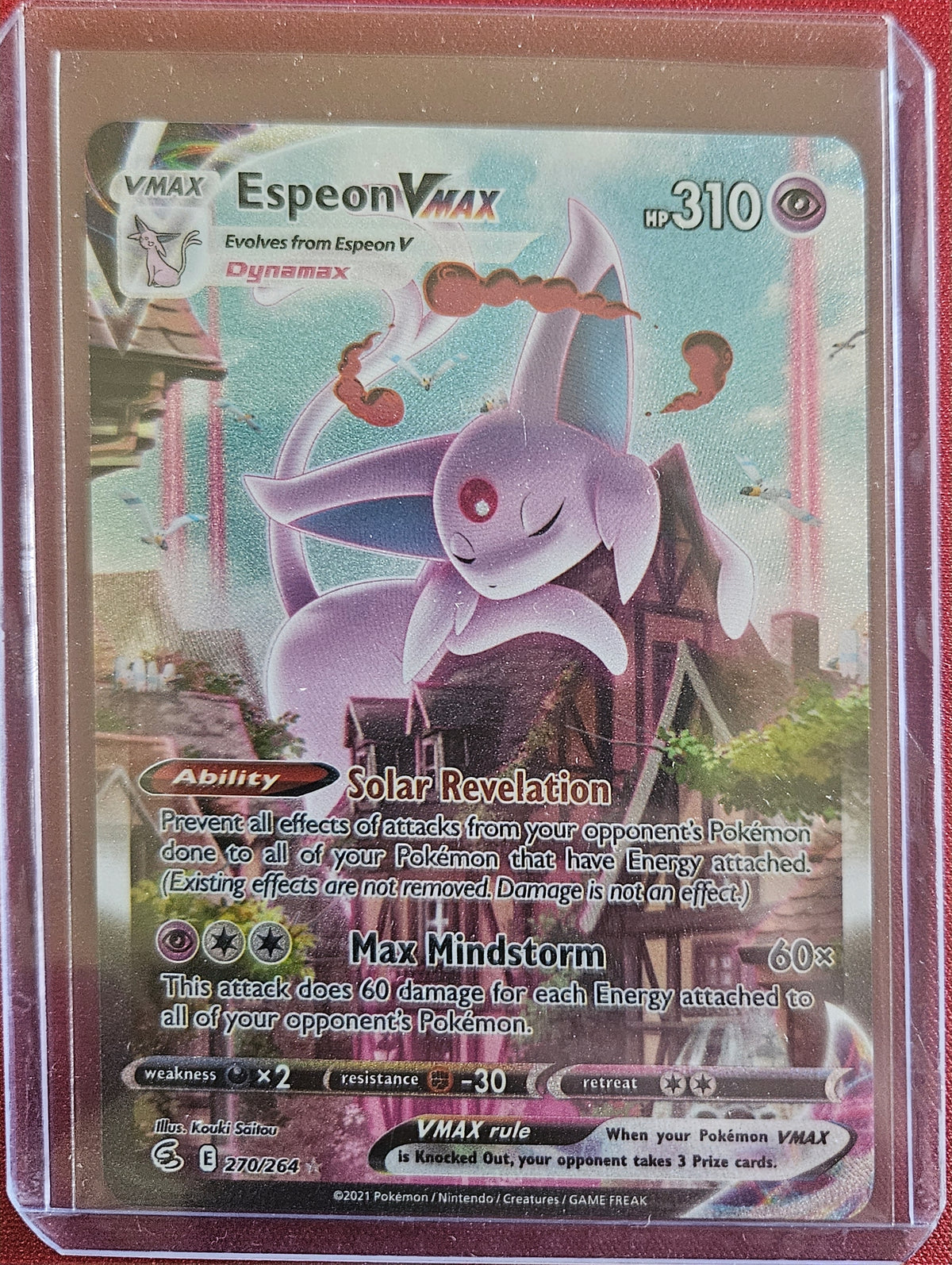 2021 Espeon VMAX 270/264 – Wilson Trading Card Co