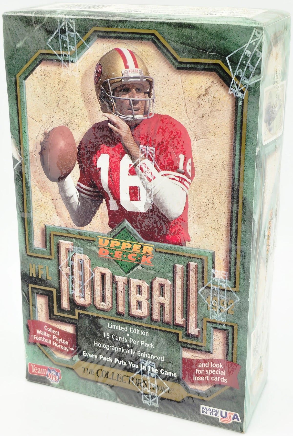 Football - 1992 Upper Deck Low Number Series Football Box