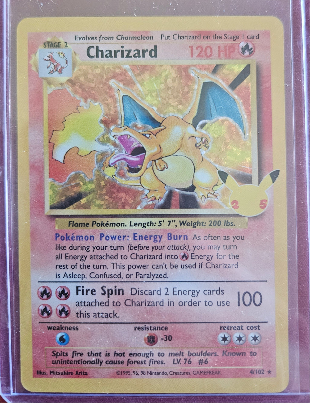 25th Anniversary Celebrations Charizard