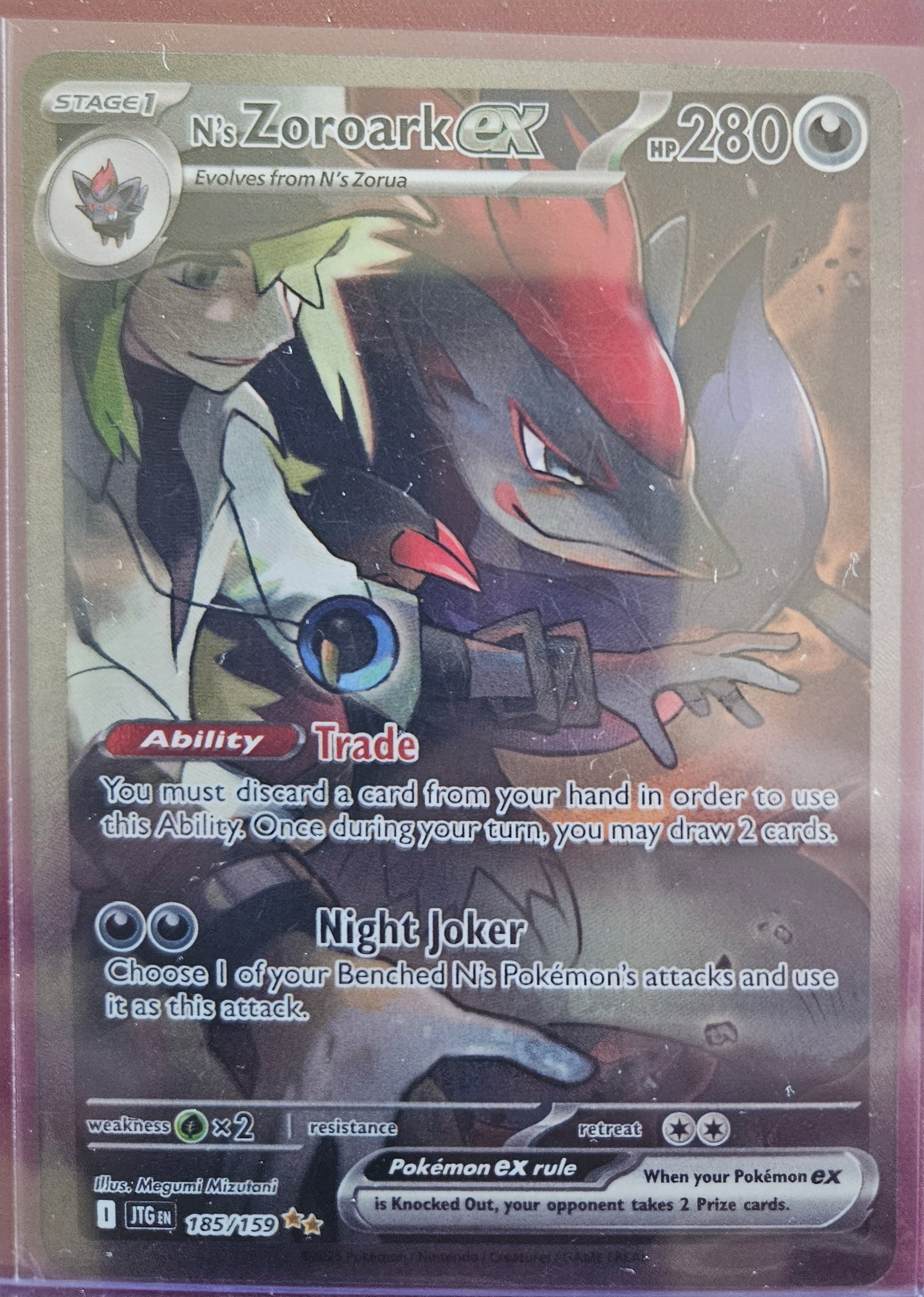 2025 N's Zoroark ex - 185/159