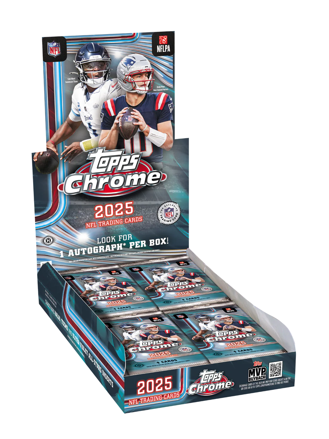 Football - 2025 Topps Chrome Hobby Box